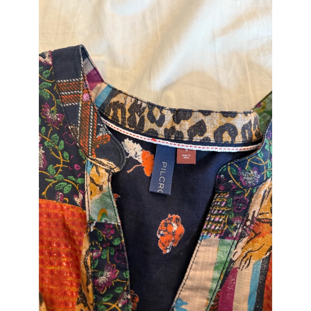 Pilcro Multicolor Patchwork Dress - image 4